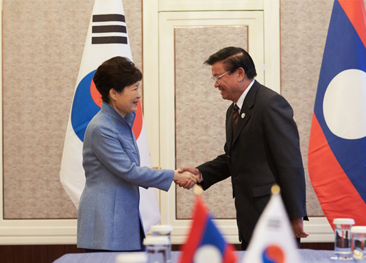 한·라오스 정상회담